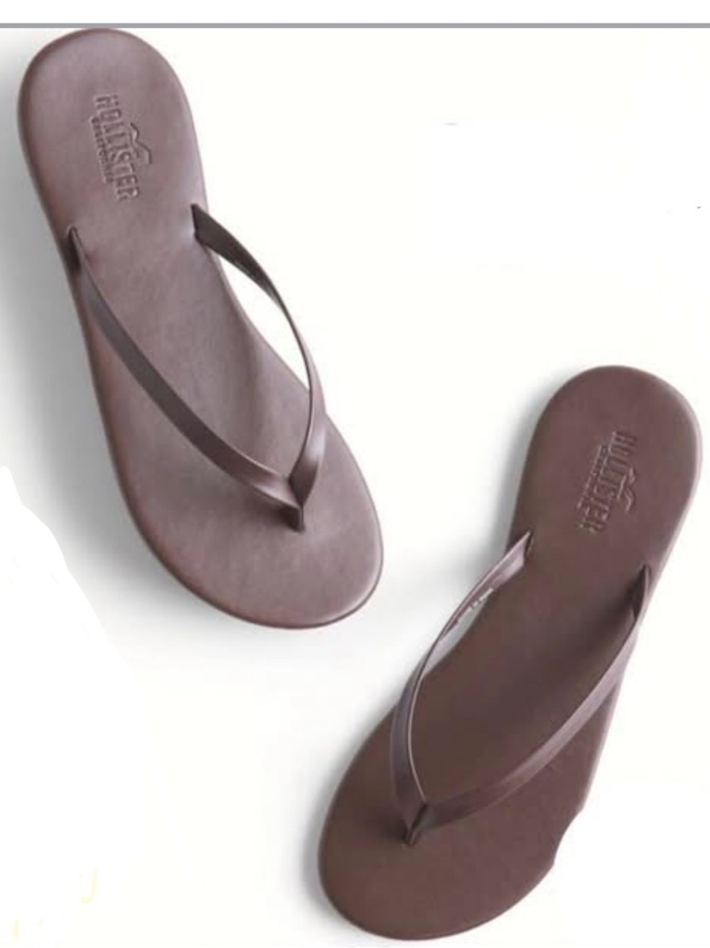 Hollister 🤎🤎 Flip flop chocolate brown Women’s Slim sandals NWT